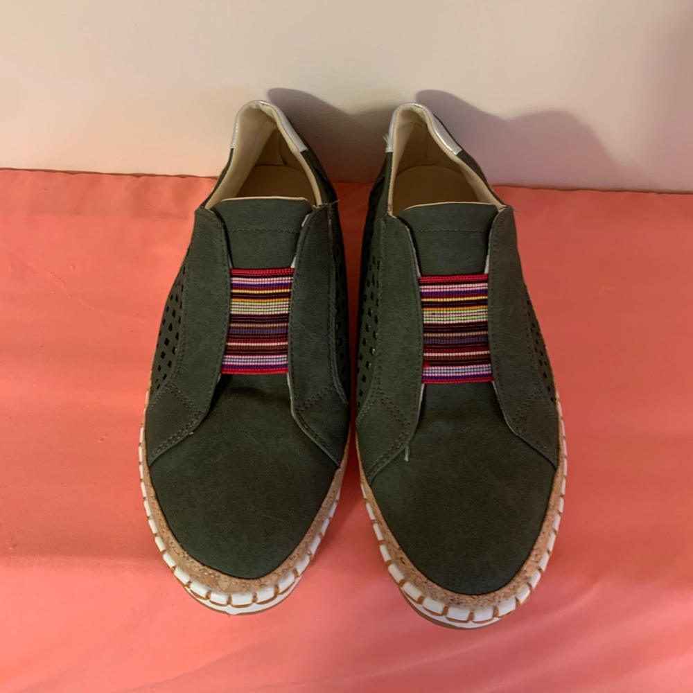 Snazzy flat slip on shoe